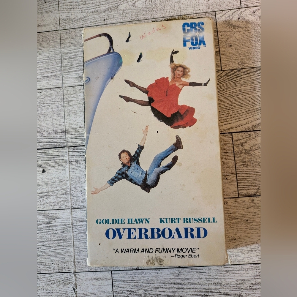 Overboard VHS Tape